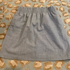 J. Crew Classic Gray Mini Skirt